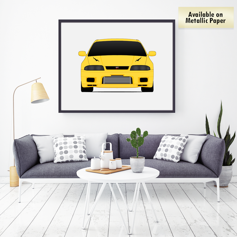 Nissan Skyline R33 GT-R (1995-1998) From the Fast and the Furious Poster