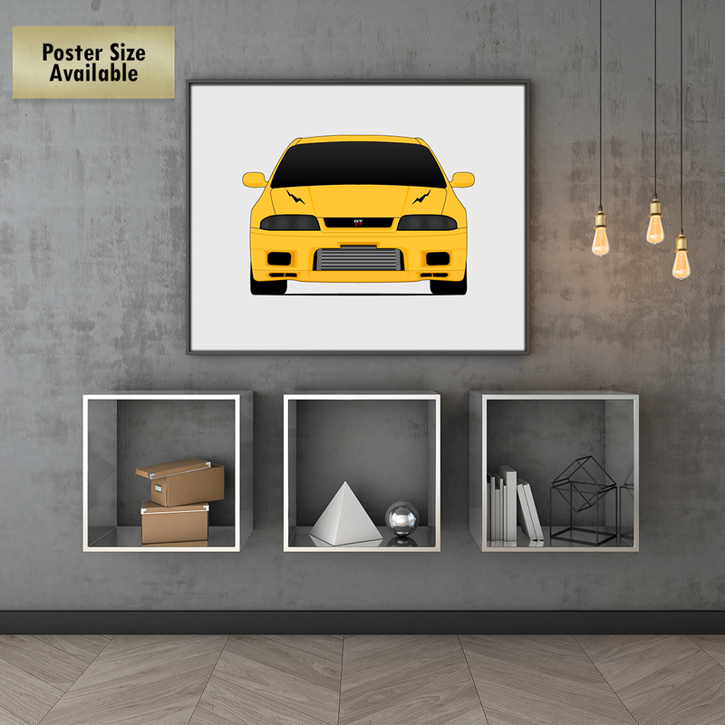 Nissan Skyline R33 GT-R (1995-1998) From the Fast and the Furious Poster