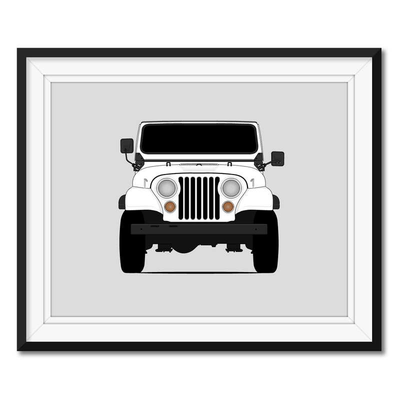 Jeep CJ (Civilian Jeep) (1976-1986) Poster