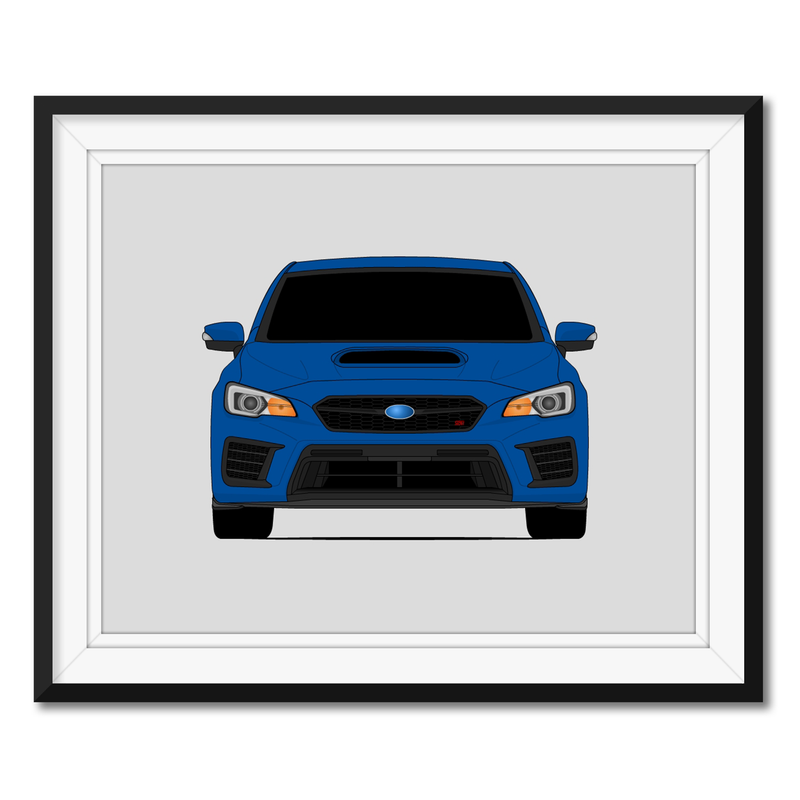 Subaru STI G4 (2018-2021) 4th Generation Poster
