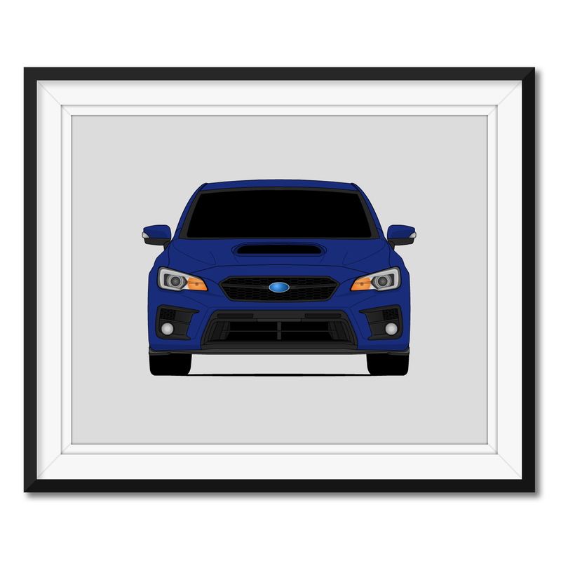 Subaru WRX G4 (2018-2021) 4th Generation Poster