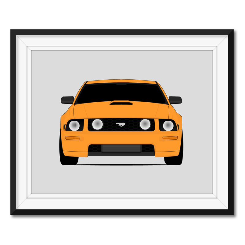 Ford Mustang GT California Special (2005-2009) C/S S197 Poster