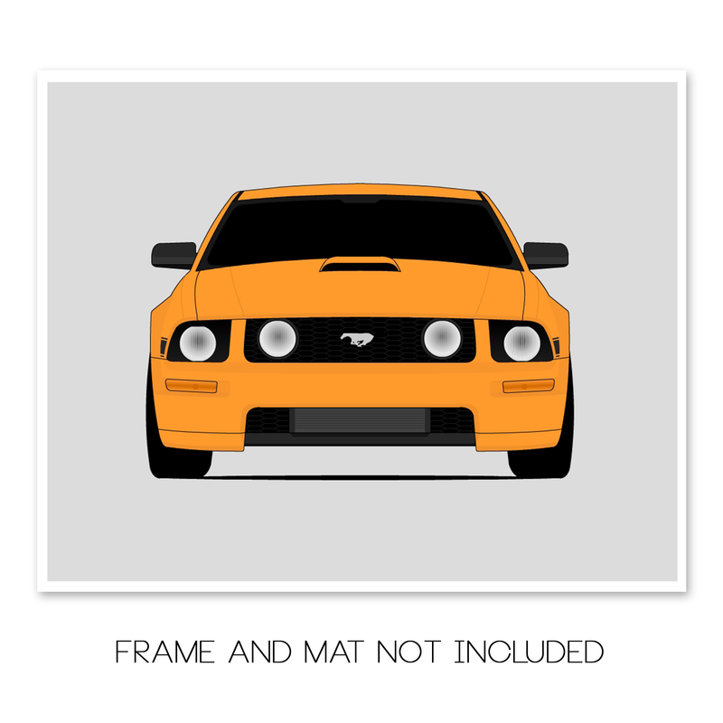 Ford Mustang GT California Special (2005-2009) C/S S197 Poster