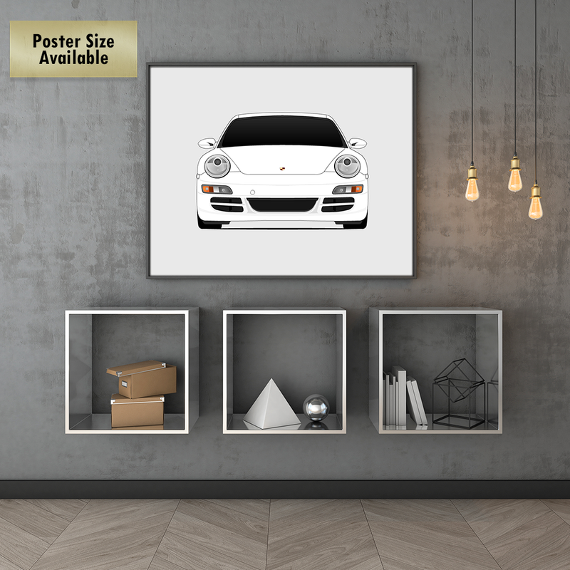 Porsche 911 Carrera (2005-2008) 997.1 Poster