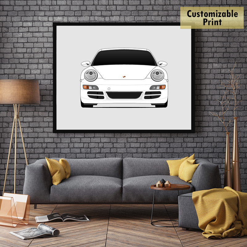 Porsche 911 Carrera (2005-2008) 997.1 Poster