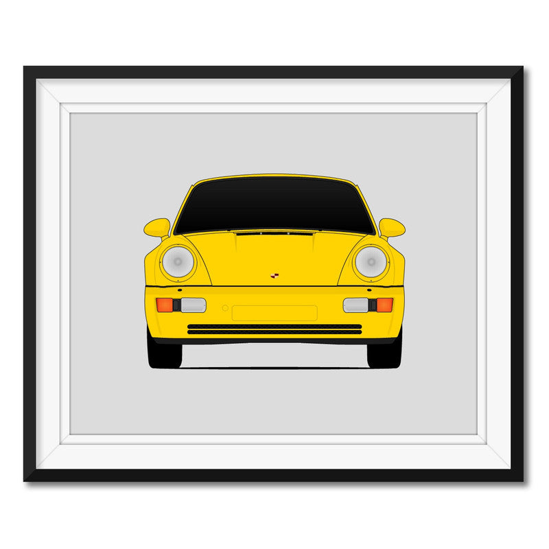 Porsche 911 Turbo (1989-1993) 964 Poster