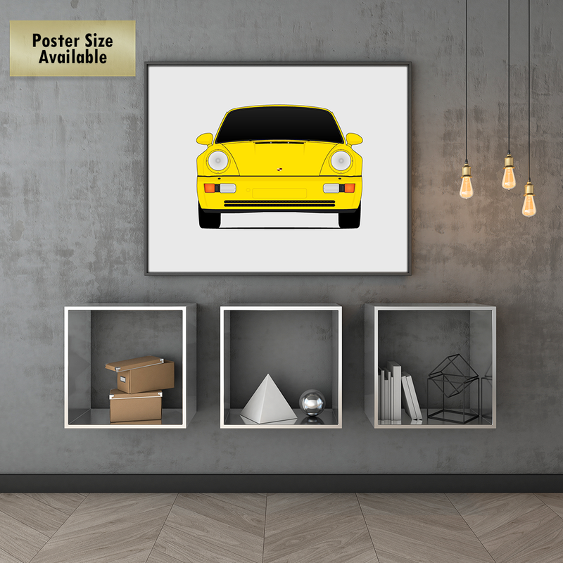 Porsche 911 Turbo (1989-1993) 964 Poster