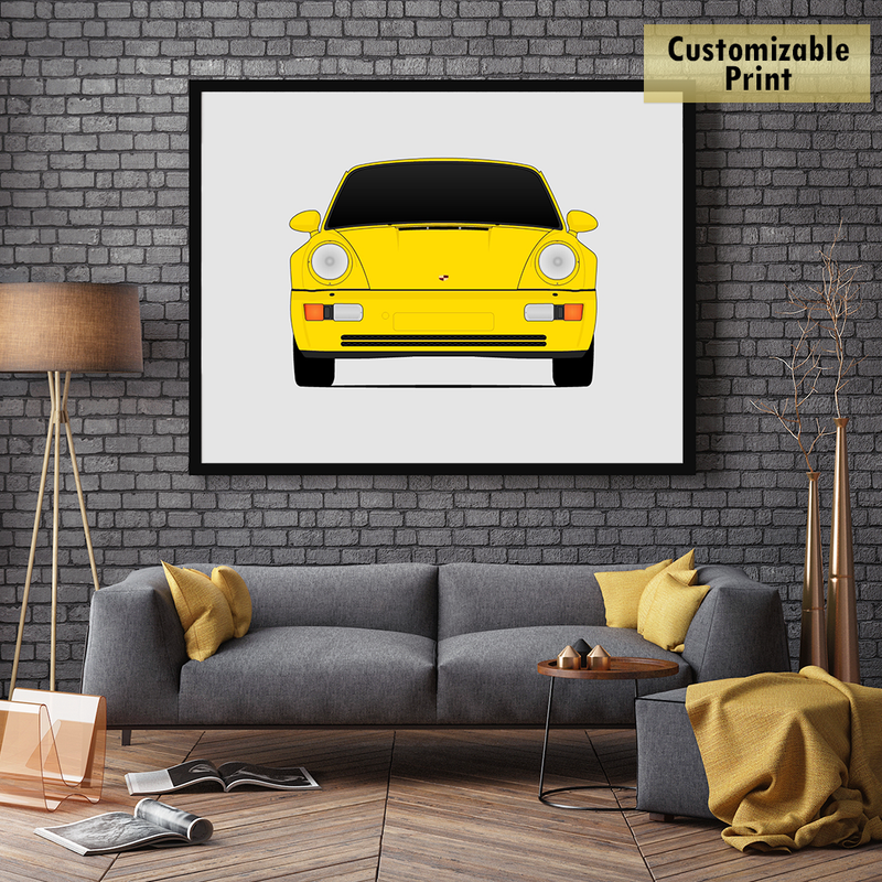 Porsche 911 Turbo (1989-1993) 964 Poster