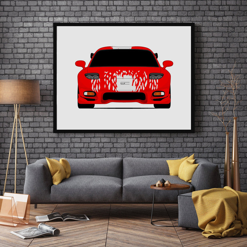Mazda RX-7 FD (1992-2002) from the Fast and the Furious Poster