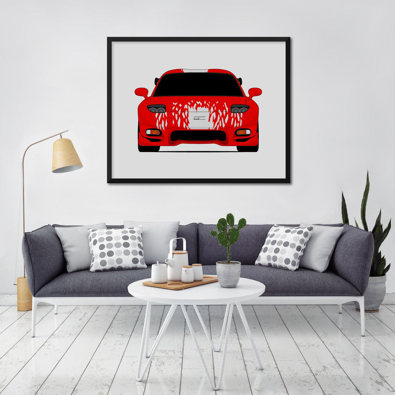 Mazda RX-7 FD (1992-2002) from the Fast and the Furious Poster