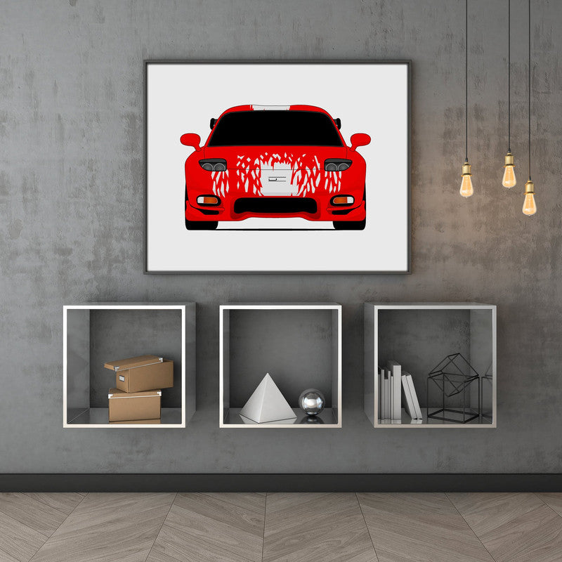 Mazda RX-7 FD (1992-2002) from the Fast and the Furious Poster