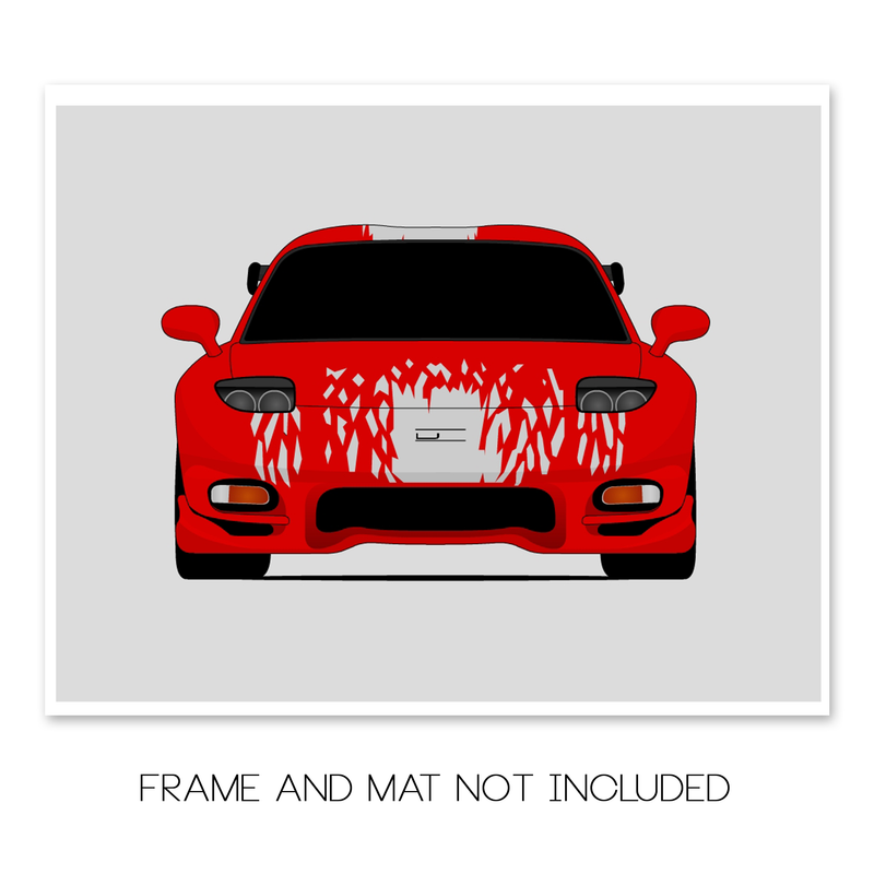 Mazda RX-7 FD (1992-2002) from the Fast and the Furious Poster