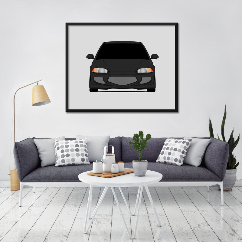 Honda Civic Si EJ1 (1991-1995) Gen 5 from the Fast and the Furious Poster