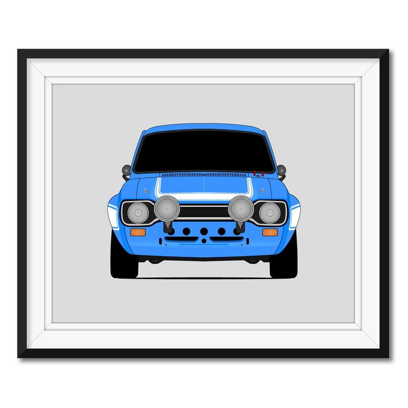 Ford Escort MK1 RS1600 (1967-1975) from Fast & Furious 6 Poster