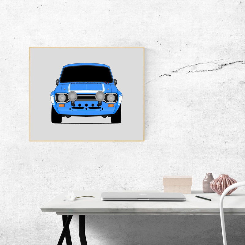 Ford Escort MK1 RS1600 (1967-1975) from Fast & Furious 6 Poster