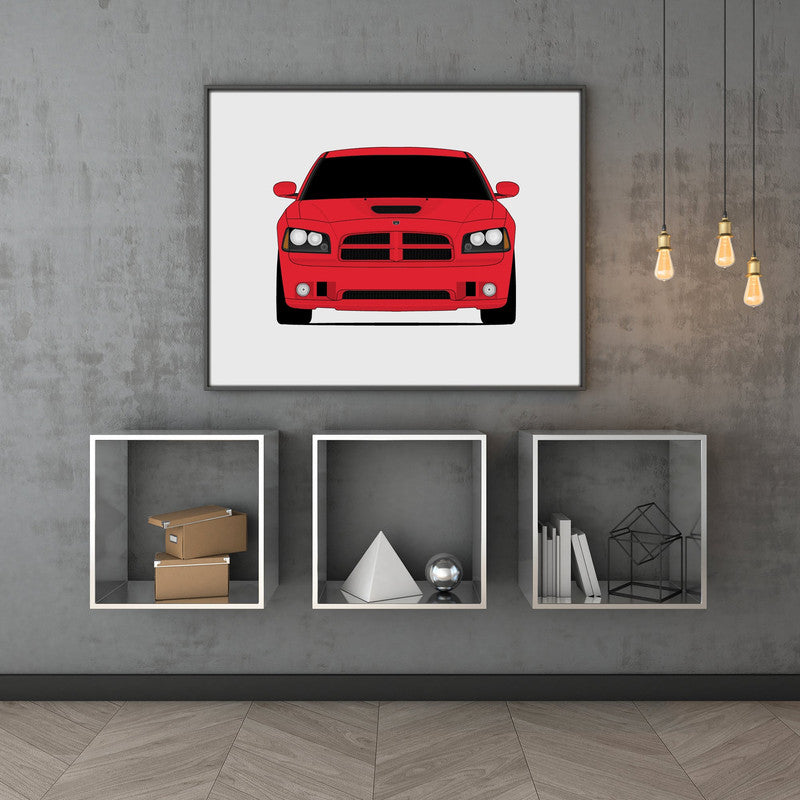 Dodge Charger SRT8 (2006-2010) Gen 6 Poster