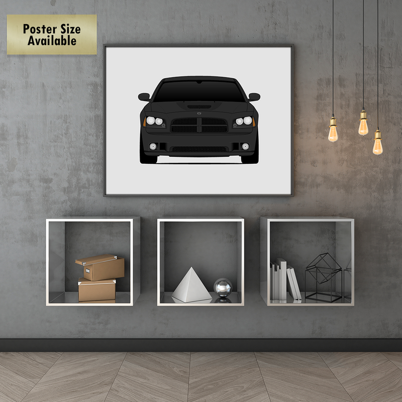 Dodge Charger SRT8 (2006-2010) Gen 6 from the Fast Five Poster