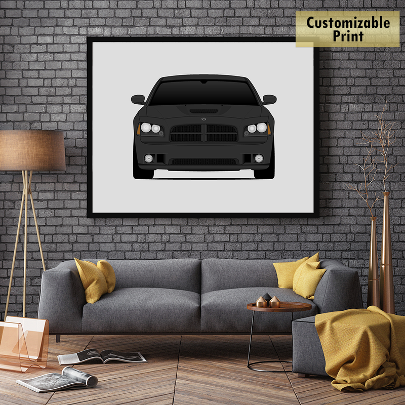 Dodge Charger SRT8 (2006-2010) Gen 6 from the Fast Five Poster