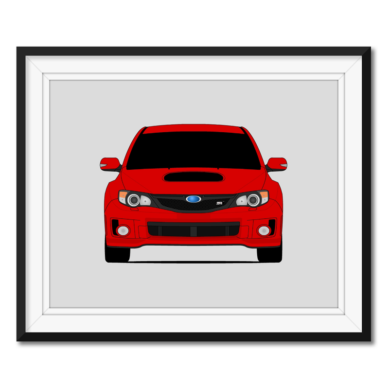 Subaru STI G3 (2011-2014) Poster