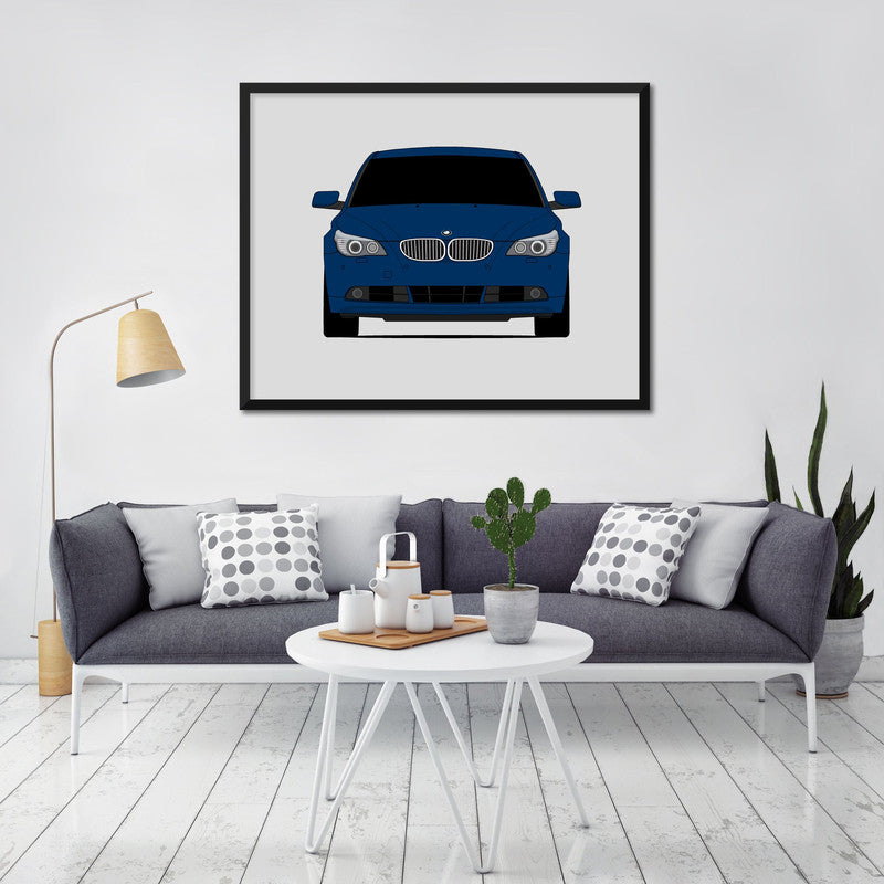 BMW 5 Series E60 (2003-2007) Poster