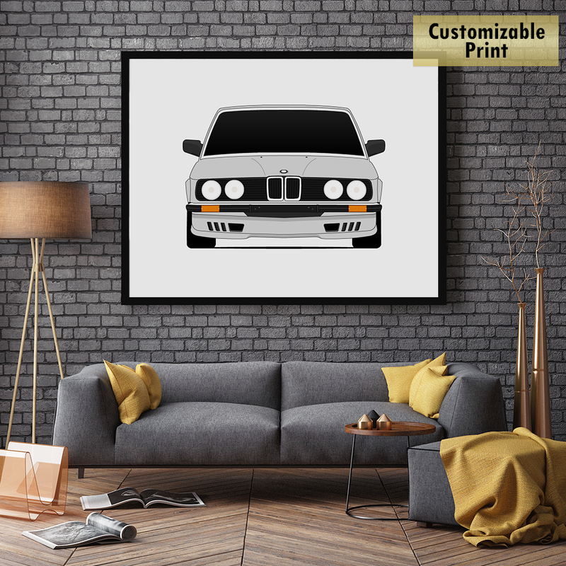BMW 5 Series with Pfeba Body Kit E28 (1981-1998) Poster
