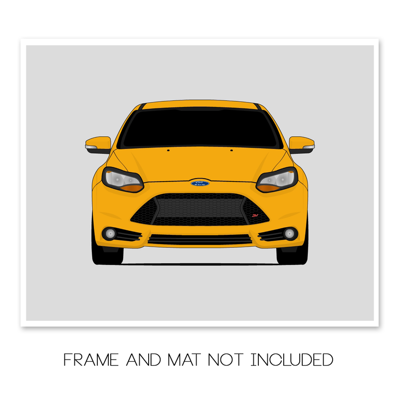 Ford Focus ST (2013-2014) Poster