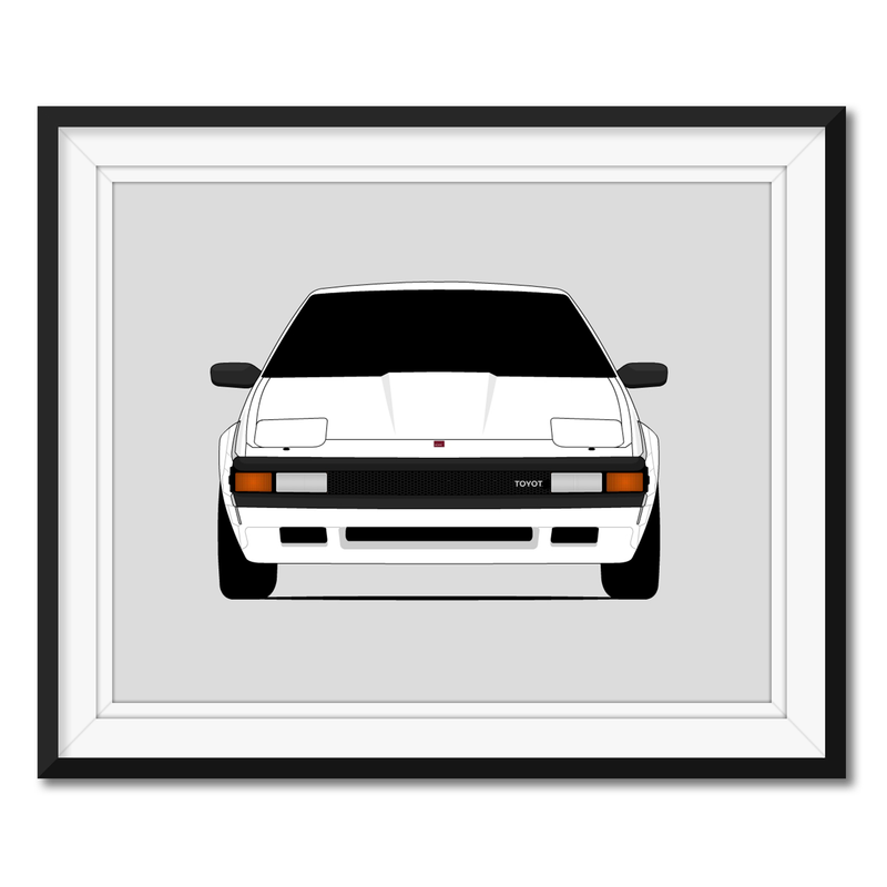 Toyota Supra MK 2 (A60) (1982-1986) 2nd Generation Poster