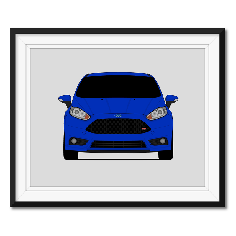 Ford Fiesta ST (2013-2019) Poster