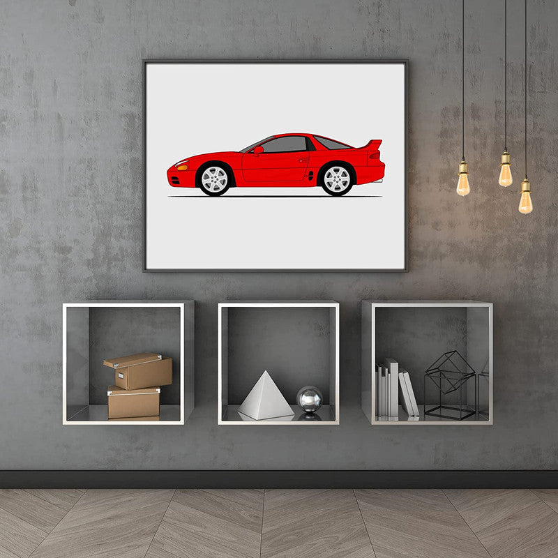 Mitsubishi 3000GT (GTO) (1994-1997) (Side Profile) Poster