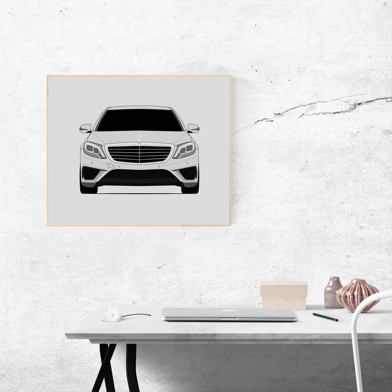 Mercedes-Benz S63 W222 (2014-2017) Poster