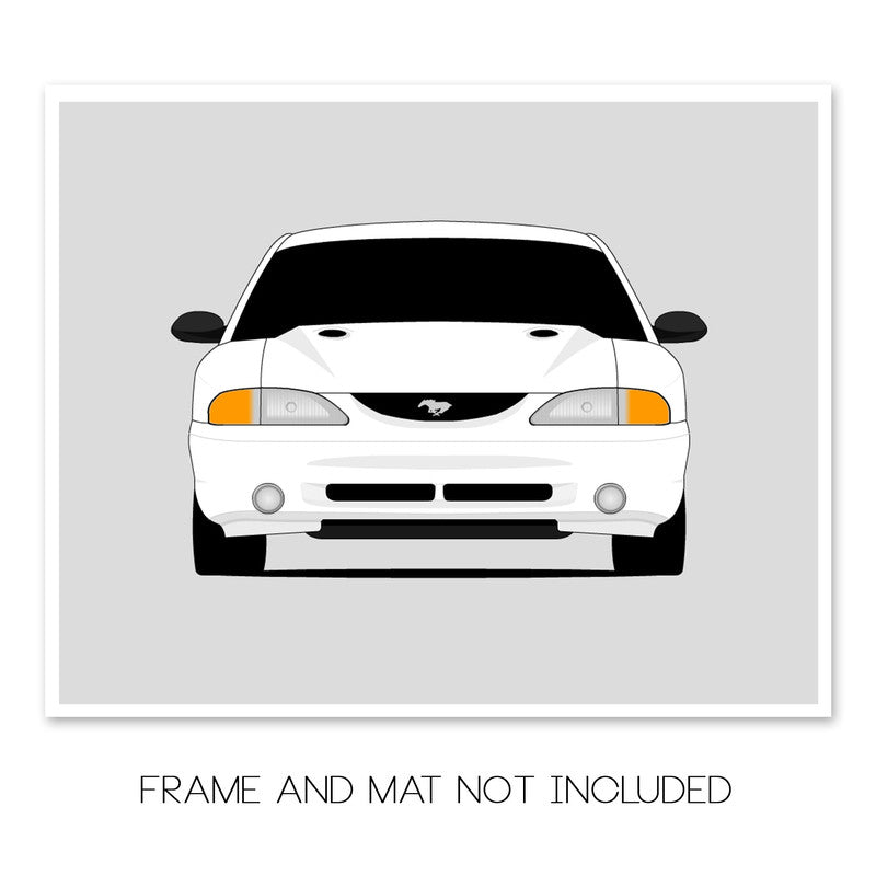 Ford Mustang SVT Cobra (1996-1998) SN95 Poster