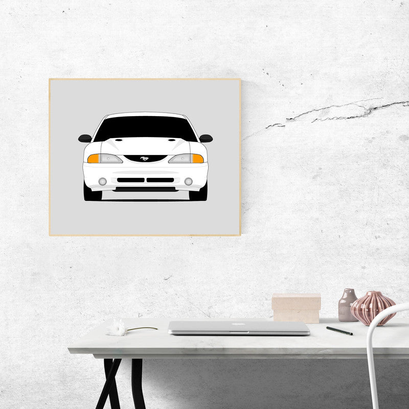 Ford Mustang SVT Cobra (1996-1998) SN95 Poster