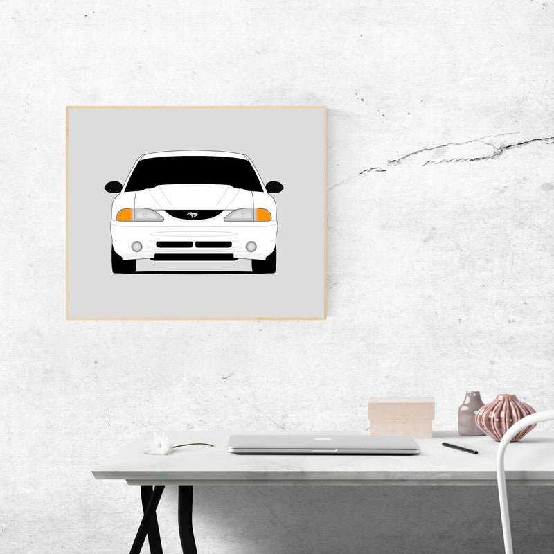 Ford Mustang SVT Cobra R (1995) SN95 Poster