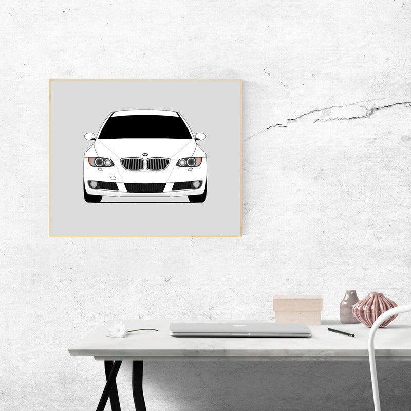BMW E92 E93 328i Sedan (2007-2010) Poster