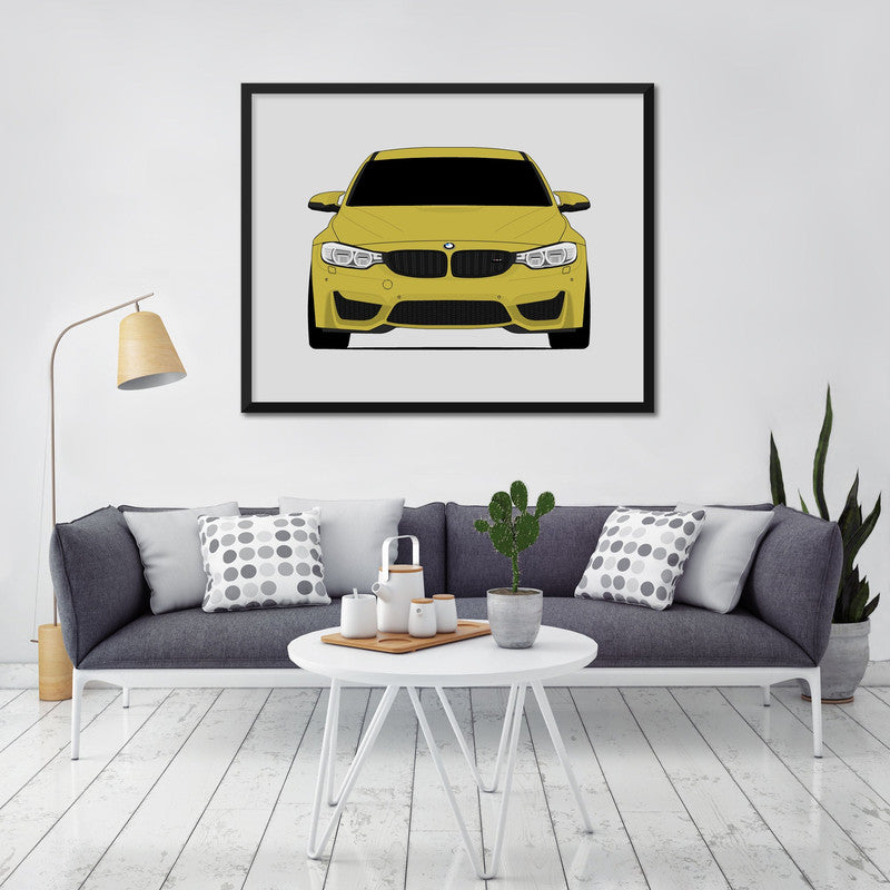BMW M4 F82 (2014-2017) Poster