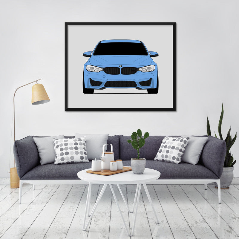 BMW M3 F80 (2014-2017) Poster