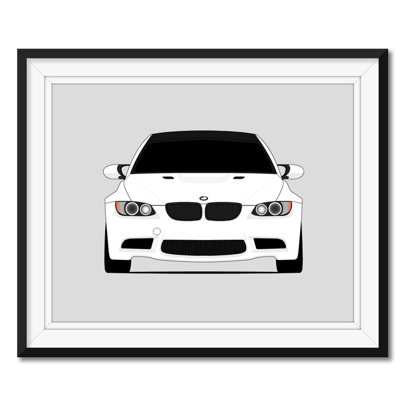 BMW M3 E92 (2007-2013) Poster