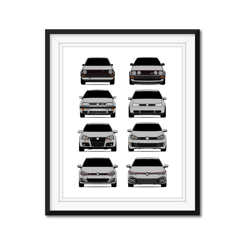 Volkswagen Golf GTI Generations