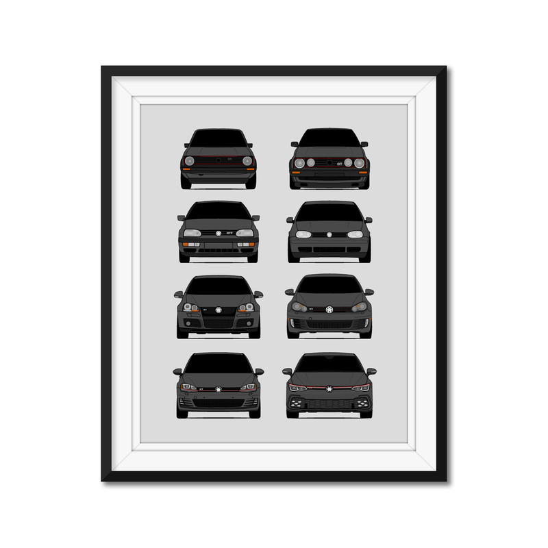 Volkswagen Golf GTI Generations