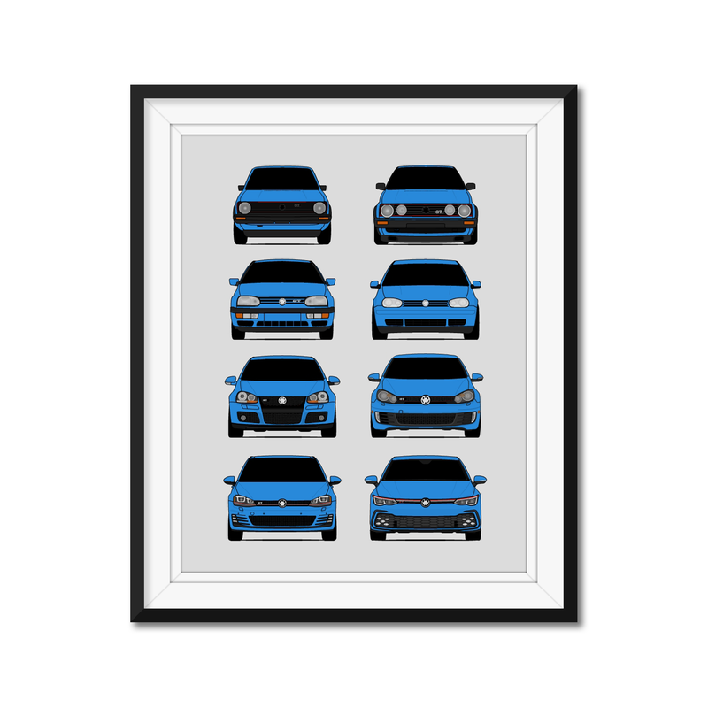 Volkswagen Golf GTI Generations