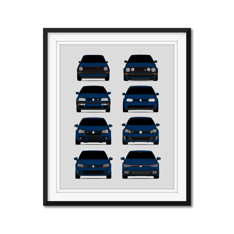 Volkswagen Golf GTI Generations