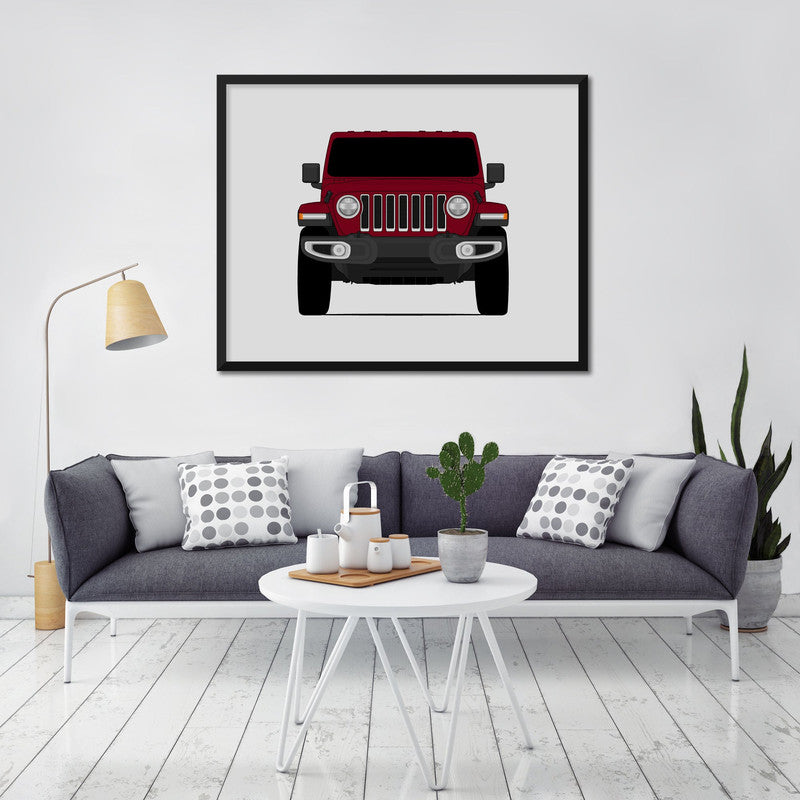 Jeep Wrangler JL (2018-Present) 4th Generation Poster