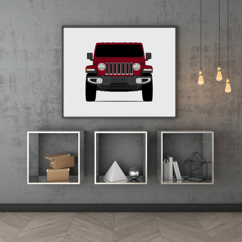 Jeep Wrangler JL (2018-Present) 4th Generation Poster