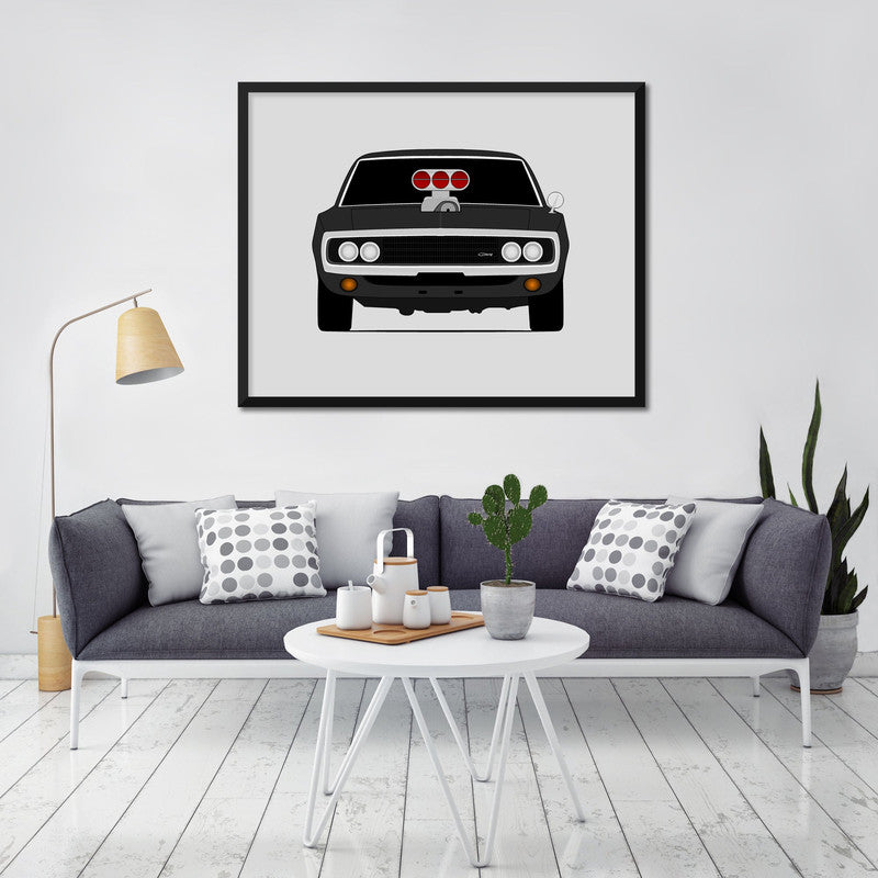 Dodge Charger (1970) from Fast and the Furious Dominic Toretto (Vin Diesel) Gen 2 Poster