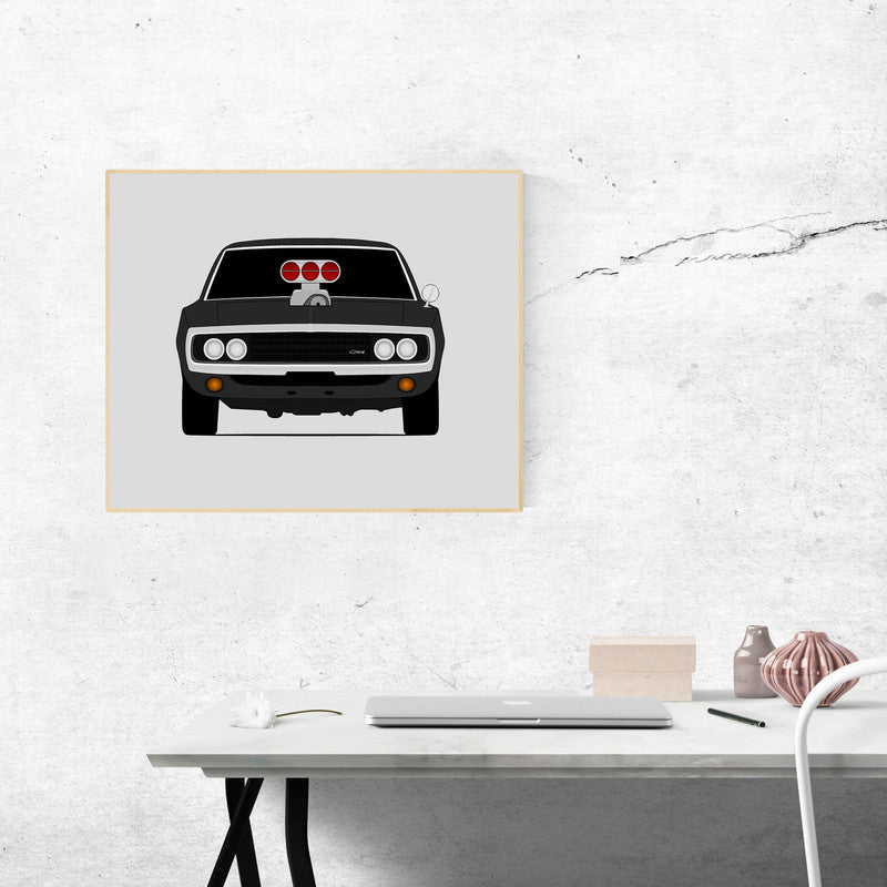 Dodge Charger (1970) from Fast and the Furious Dominic Toretto (Vin Diesel) Gen 2 Poster