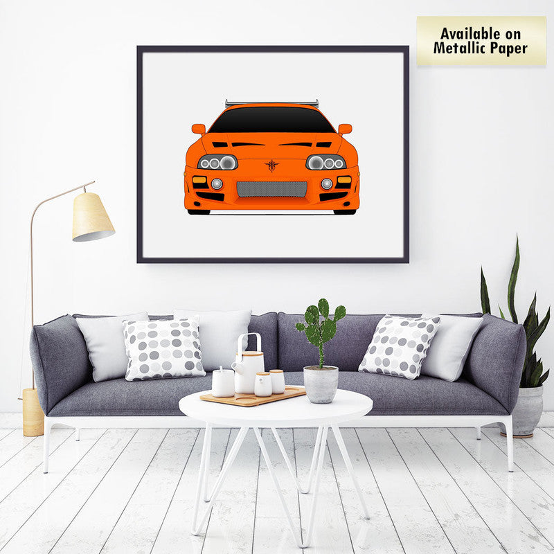 Toyota Supra MK4 (A80) (1993-1998) from the Fast and the Furious Poster