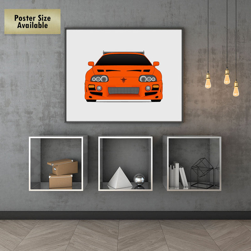 Toyota Supra MK4 (A80) (1993-1998) from the Fast and the Furious Poster