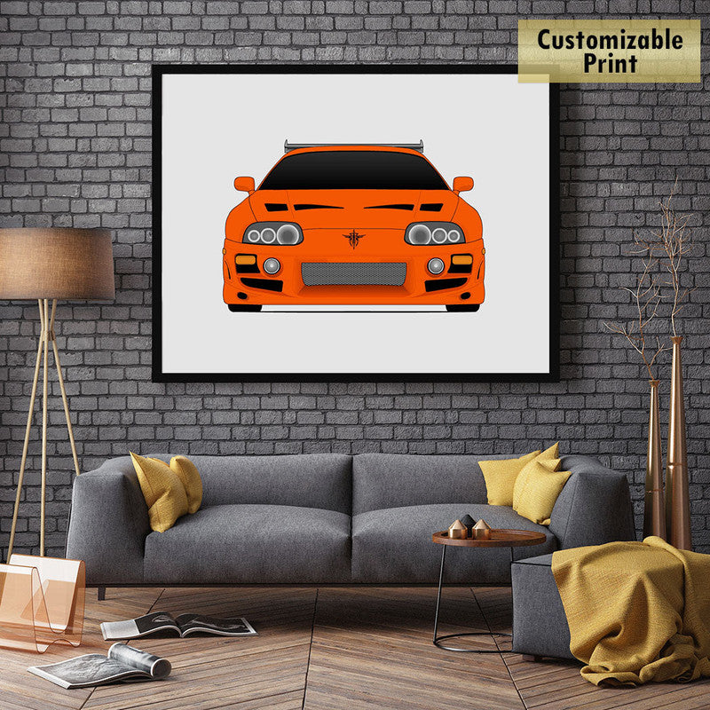 Toyota Supra MK4 (A80) (1993-1998) from the Fast and the Furious Poster