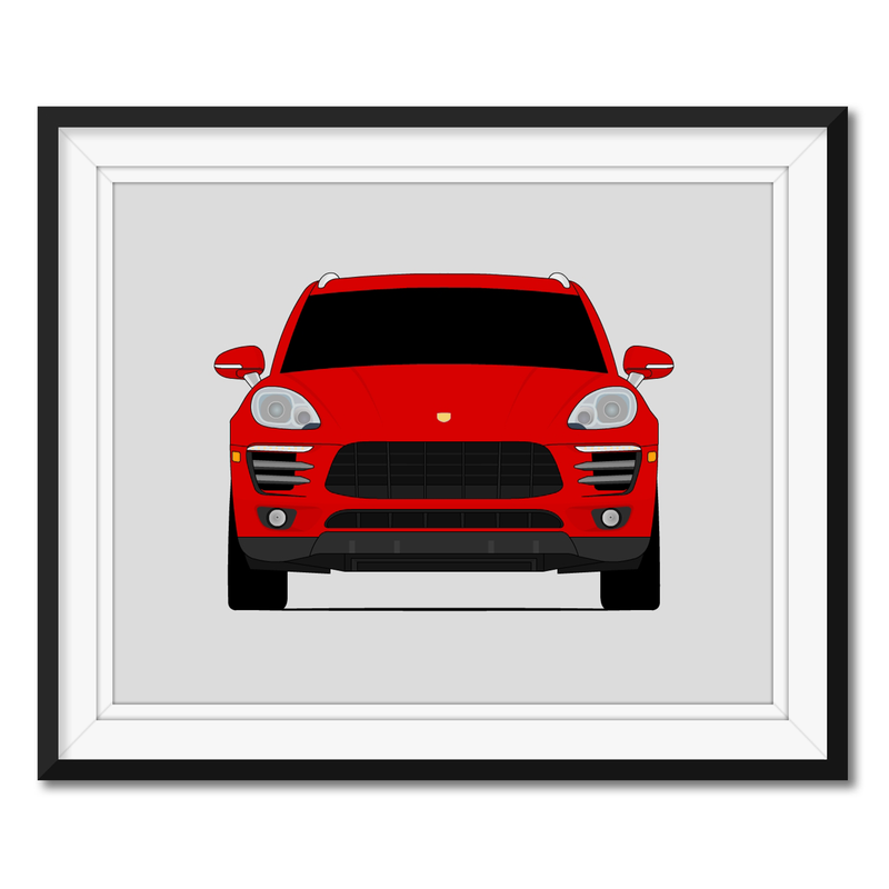 Porsche Macan Turbo S (2014-2018) Poster