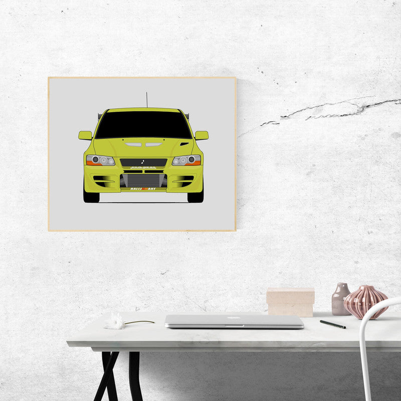 Mitsubishi Lancer Evolution VII CT9A (2001-2003) from the Fast and the Furious Poster